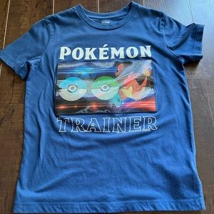 Pokémon Trainer Kids Shirt - Size 8 - Cool Holographic Design
